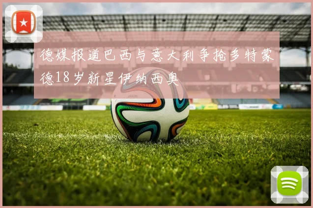 德媒报道巴西与意大利争抢多特蒙德18岁新星伊纳西奥